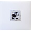 MBI Expressions Postbound Album With Window, 8 x 8, Wedding White