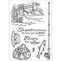 Stampers Anonymous 6 x 4 Inky Antics Clear Stamp Set, Fishing Favorites
