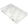 ArtBin® TI® Large 4 Compartment Solutions Box, Translucent