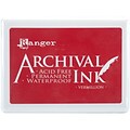 Ranger 5x 6 3/4 x 3/4 Archival Jumbo Inkpad, Vermillion #3