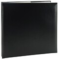 Pioneer® Leatherette Postbound Album, 8 x 8, Black