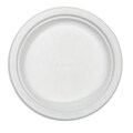 Huhtamaki Classic Paper Plates, 6 3/4, White, Round, 125/Pack, 8 Packs/Case