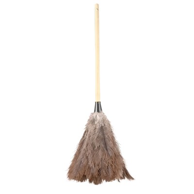 Unisan® Ostrich Feather Duster, Black Handle
