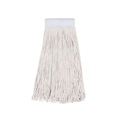 Unisan 24 oz. Rayon Saddleback Mop Head, White