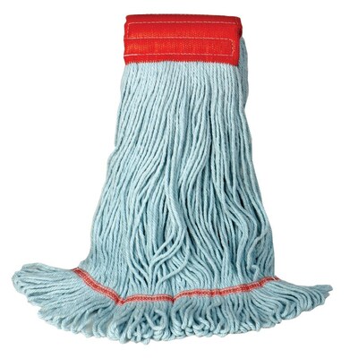 Unisan Cotton/Rayon Medium Mop Head, Blue