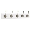 27W Architectural Coat Rack with 5 Architectural Hooks