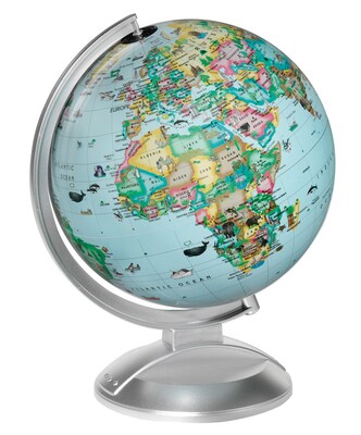 Replogle Globe 4 Kids 10 Educational Globe, Speciality, No Wood Finish