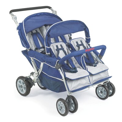 Angeles® SureStop® Folding Commercial Bye-Bye® 4-Passenger Stroller