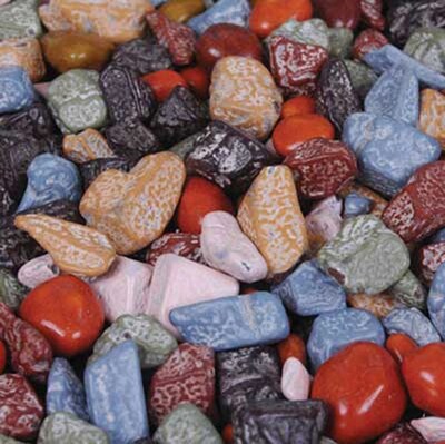 Kimmie Candy brand Regular Mix Chocolate Rocks in a 5 lbs. bag