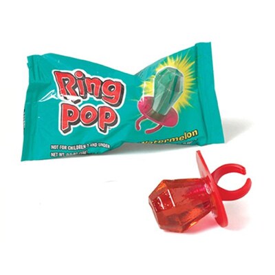 Candy Ring Pops; .5 oz., 24 Ring Pops/Order