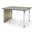 OFM™ Profile Series Laminated Lamp Table With Steel Tube Legs, Painted Screen/Gray Leg Panel