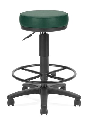 OFM™ 3 Anti-Bacterial Vinyl Padded Utilistool With Drafting Kit, Teal