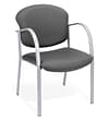 OFMâ„¢ Danbelle Series Fabric Contract Guest/Reception Chair With Waterfall Seat; Graphite