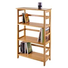 Winsome Solid/Composite Wood 3-Tier Studio Bookshelf, Honey (99342)