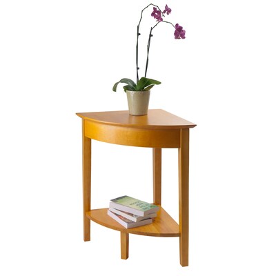Winsome Studio Wood Corner Table, Honey