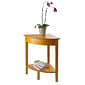 Winsome Studio Wood Corner Table, Honey