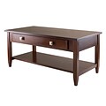 Winsome Richmond 20.53 x 40 x 18.11 Wood Coffee Table Tapered Leg, Brown