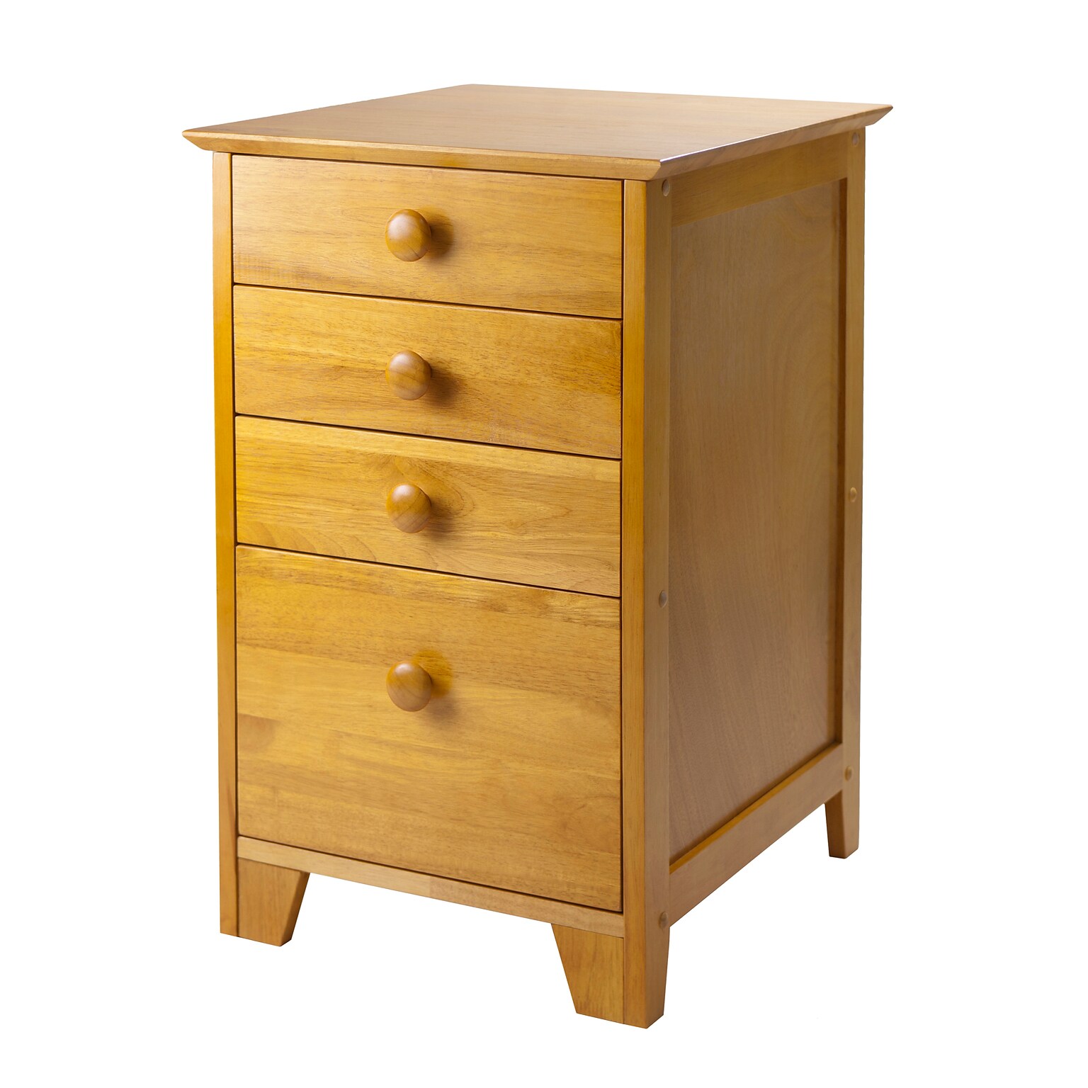 Winsome Studio Wood Filing Cabinet, Honey