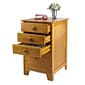 Winsome Studio Wood Filing Cabinet, Honey