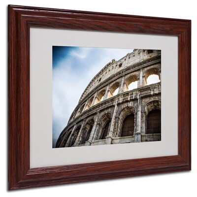 Trademark Fine Art Colosseo 11 x 14 Wood Frame Art