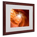 Trademark Fine Art Searching Light II 16 x 20 Wood Frame Art