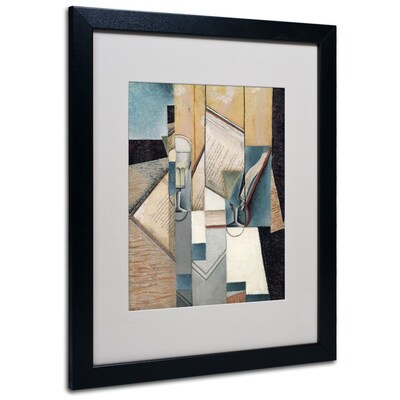 Trademark Fine Art The Book 16 x 20 Black Frame Art