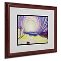 Trademark Fine Art Whirling Sunrise, La Rocque 16 x 20 Wood Frame Art