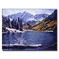 Trademark Fine Art Rocky Mountain Solitude 26 x 32 Canvas Art