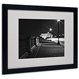 Trademark Fine Art Lincoln Memorial Bridge 16 x 20 Black Frame Art