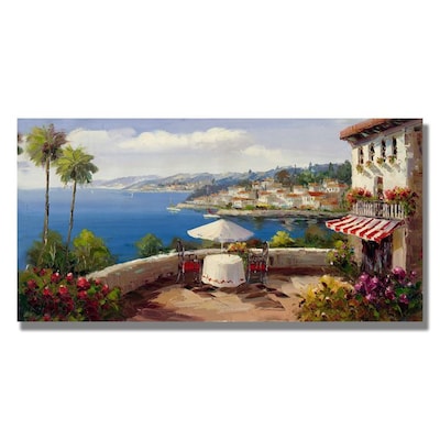 Trademark Fine Art Italian Afterernoon 24 x 47 Canvas Art