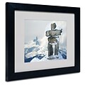 Trademark Fine Art Whistler Inukshuk 11 x 14 Black Frame Art