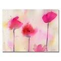 Trademark Fine Art Pink Poppy Dreams 24 x 32 Canvas Art