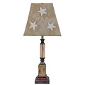 AHS Lighting Independence Table Lamp With Tan Star Shade
