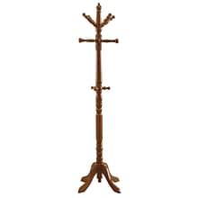 Monarch Traditional Solid Wood Coat Rack, Oak (I 2012)