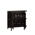 Monarch 36H Bar Unit With Bottle and Glass Storage, Cappuccino