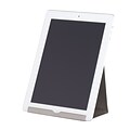 MMF Industries™ STEELMASTER® Soho Collection™ Tablet Stand, Textured Silver