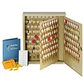 MMF Industries™ STEELMASTER® Dupli-Key® 180 Keys Two-Tag Cabinet, Sand