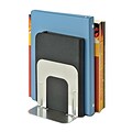 MMF Industries™ STEELMASTER® Soho Collection 5 Economy Bookend, Silver