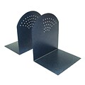 MMF Industries™ STEELMASTER® 7 Fan-hole Pattern Bookend, Granite