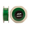 JAM Paper® Sheer Organza Ribbon, 7/8 Inch Wide x 25 Yards, Emerald Green, Sold Individually (807SHEMGR25)