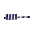 JAM Paper® Gift Wrap, Striped Wrapping Paper, 25 Sq. Ft, Blue & White Stripes, Roll Sold Individually (2226516998)