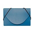 JAM Paper® Plastic Business Card Case, Blue, 1/Pack (291618967B)