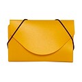 JAM Paper® Plastic Business Card Case, Yellow, 1/Pack (291618971B)