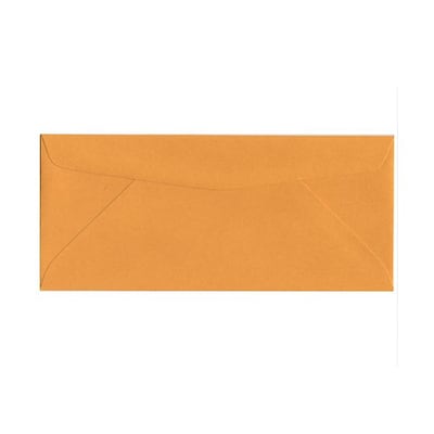 JAM Paper® #10 Business Commercial Envelopes, 4.125 x 9.5, Brown Kraft Manila, 25/Pack (3984)