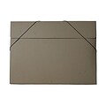 JAM Paper® Kraft Chipboard Portfolio, Elastic Closure, Jumbo, 14.5 x 19.5 x 0.5, Kraft, Sold Individually (6103 201)
