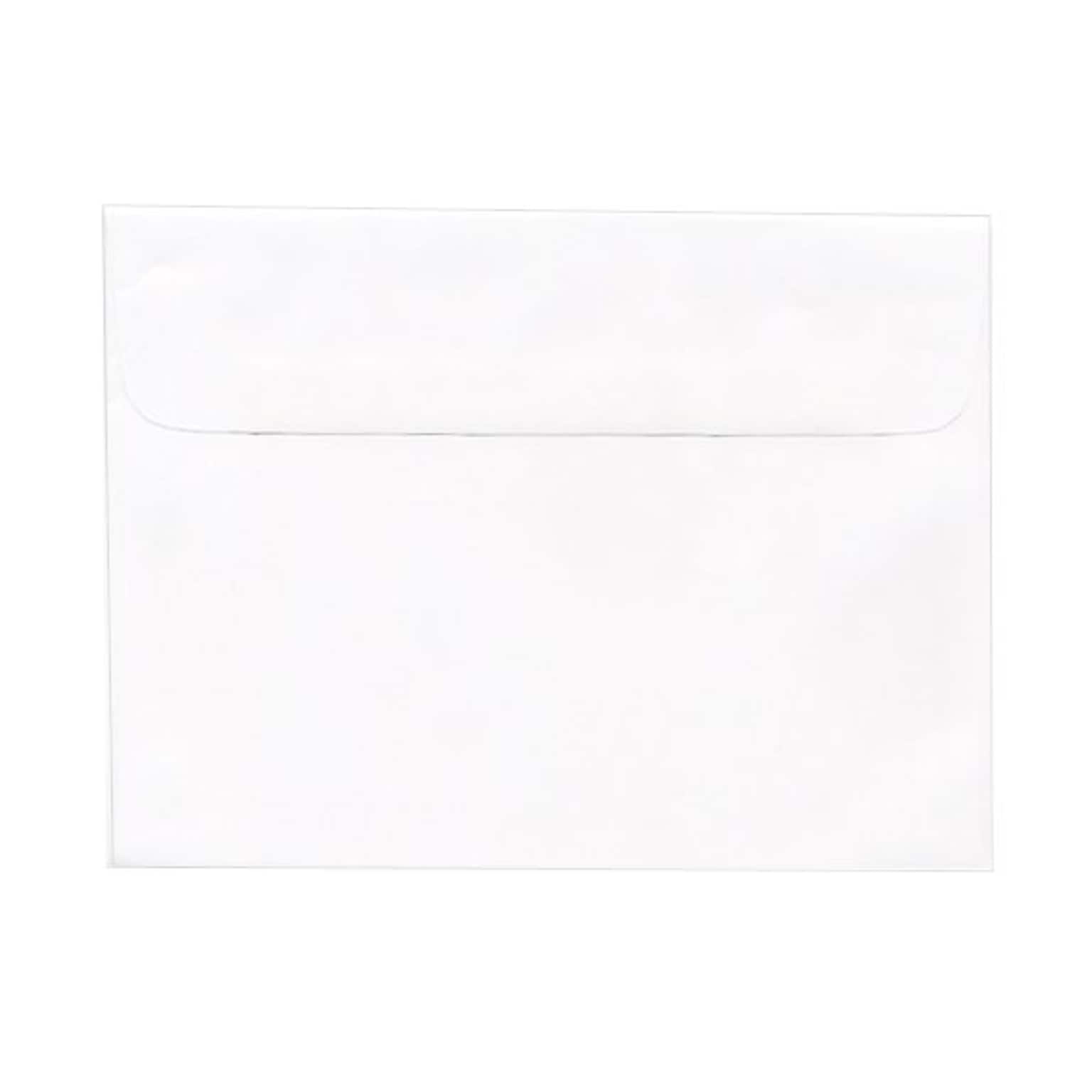 JAM Paper® 5.5 x 7.5 Booklet Envelopes, White, 1000/carton (4235B)