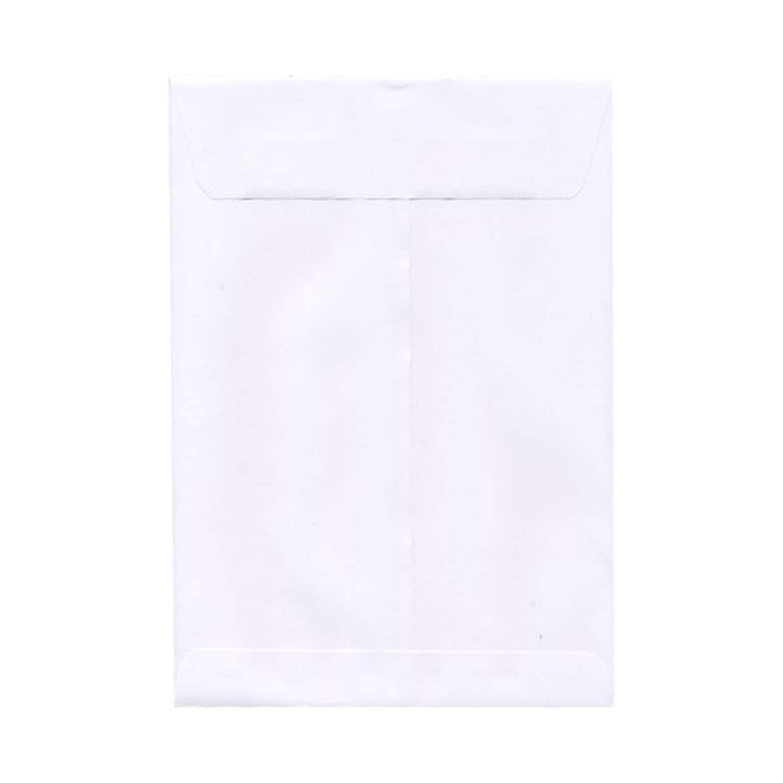 JAM Paper Open End Catalog Envelope, 9 x 12, White, 25/Pack (1623197)