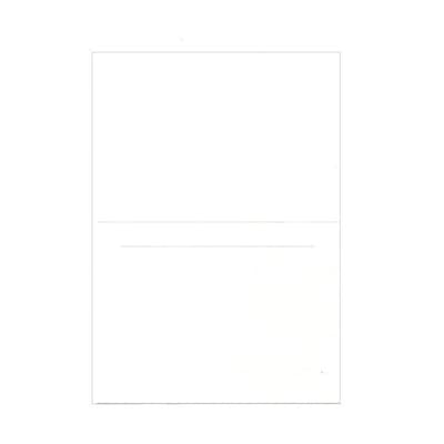 JAM Paper® Blank Foldover Cards, A6 size, 4 5/8 x 6 1/4, White Panel, 25/pack (309927C)