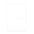 JAM Paper® Blank Foldover Cards, A6 size, 4 5/8 x 6 1/4, White Panel, 100/pack (309927)