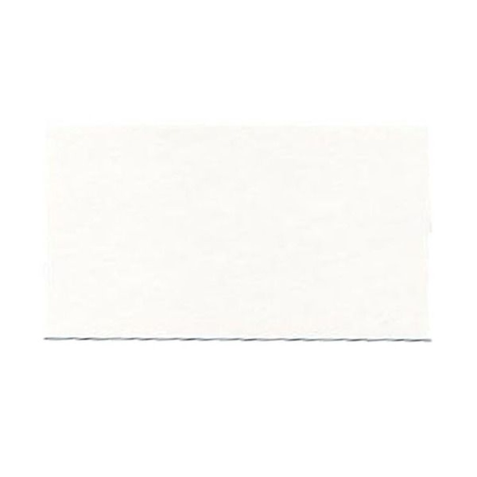 JAM Paper® Blank Note Cards, 3drug size, 2 x 3.5, White, 100/pack (11756574)